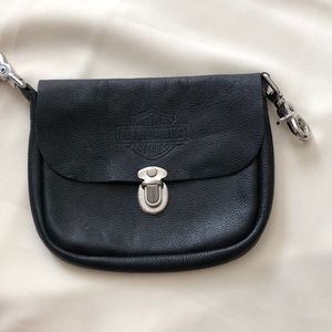 Harley Davidson leather hip bag